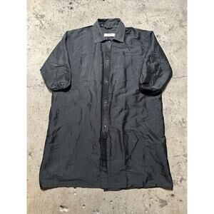 MELITTA BAUMEISTER NYC Designer‎ Black Oversized Nylon Jacket EUC Size M